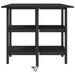 Masă de dining 122 x 80 x 76,5 cm Lemn prelucrat Stejar Negru - WALTI WALTI