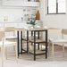 Masă de dining 122 x 80 x 76,5 cm Lemn prelucrat Stejar Sonoma - WALTI WALTI