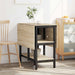 Masă de dining 122 x 80 x 76,5 cm Lemn prelucrat Stejar Sonoma - WALTI WALTI