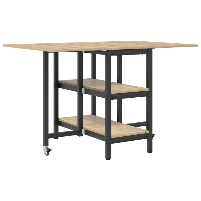 Masă de dining 122 x 80 x 76,5 cm Lemn prelucrat Stejar Sonoma - WALTI WALTI