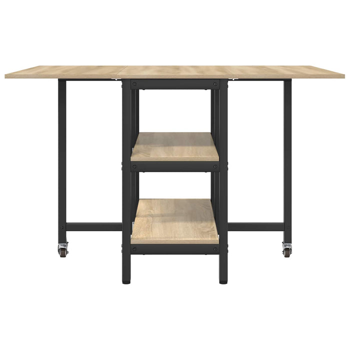 Masă de dining 122 x 80 x 76,5 cm Lemn prelucrat Stejar Sonoma - WALTI WALTI