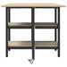 Masă de dining 122 x 80 x 76,5 cm Lemn prelucrat Stejar Sonoma - WALTI WALTI