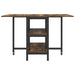 Masă de dining 122 x 80 x 76,5 cm Lemn prelucrat Stejar fumuriu - WALTI WALTI