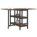 Masă de dining 122 x 80 x 76,5 cm Lemn prelucrat Stejar fumuriu - WALTI WALTI
