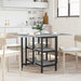 Masă de dining 122 x 80 x 76,5 cm Lemn prelucrat Sonoma gri - WALTI WALTI