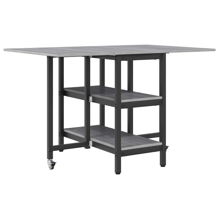Masă de dining 122 x 80 x 76,5 cm Lemn prelucrat Sonoma gri - WALTI WALTI