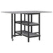 Masă de dining 122 x 80 x 76,5 cm Lemn prelucrat Sonoma gri - WALTI WALTI
