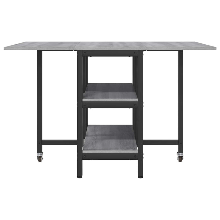 Masă de dining 122 x 80 x 76,5 cm Lemn prelucrat Sonoma gri - WALTI WALTI