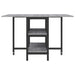 Masă de dining 122 x 80 x 76,5 cm Lemn prelucrat Sonoma gri - WALTI WALTI