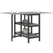 Masă de dining 122 x 80 x 76,5 cm Lemn prelucrat Sonoma gri - WALTI WALTI
