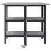 Masă de dining 122 x 80 x 76,5 cm Lemn prelucrat Sonoma gri - WALTI WALTI