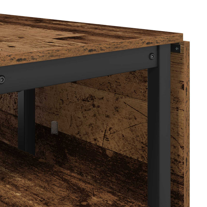Masă de dining 122 x 80 x 76,5 cm Lemn prelucrat Lemn vechi - WALTI WALTI