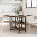 Masă de dining 122 x 80 x 76,5 cm Lemn prelucrat Lemn vechi - WALTI WALTI