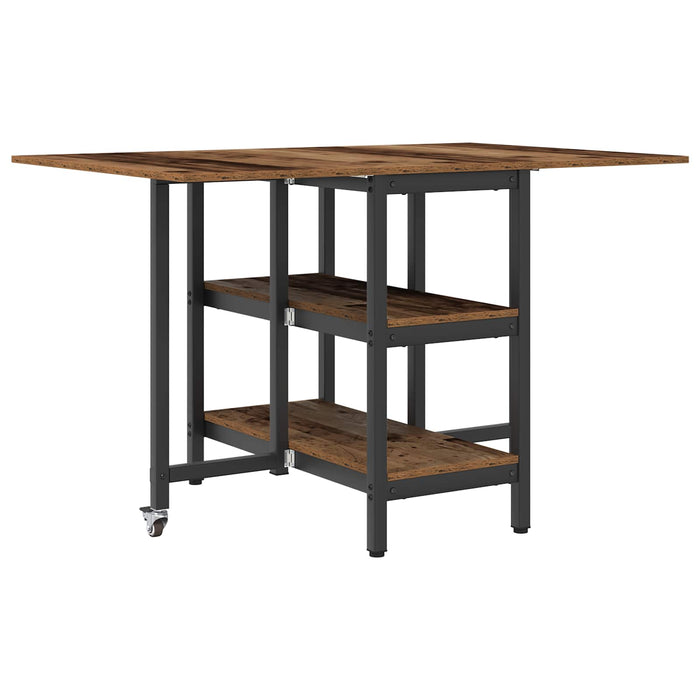 Masă de dining 122 x 80 x 76,5 cm Lemn prelucrat Lemn vechi - WALTI WALTI