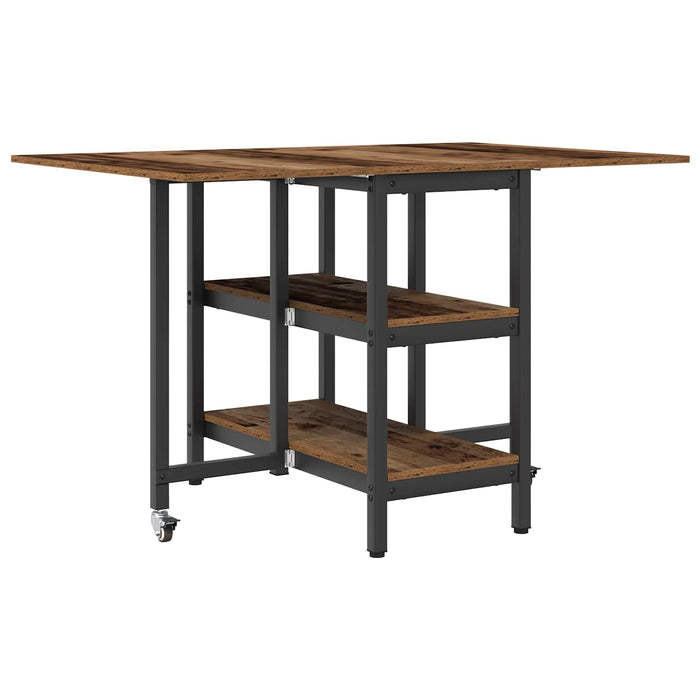Masă de dining 122 x 80 x 76,5 cm Lemn prelucrat Lemn vechi - WALTI WALTI