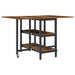 Masă de dining 122 x 80 x 76,5 cm Lemn prelucrat Lemn vechi - WALTI WALTI