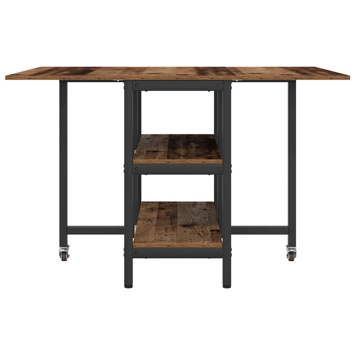 Masă de dining 122 x 80 x 76,5 cm Lemn prelucrat Lemn vechi - WALTI WALTI