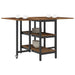 Masă de dining 122 x 80 x 76,5 cm Lemn prelucrat Lemn vechi - WALTI WALTI