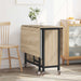 Masă de dining pliabilă cu rotițe 130 x 80 x 76,5 cm otel PB - WALTI WALTI