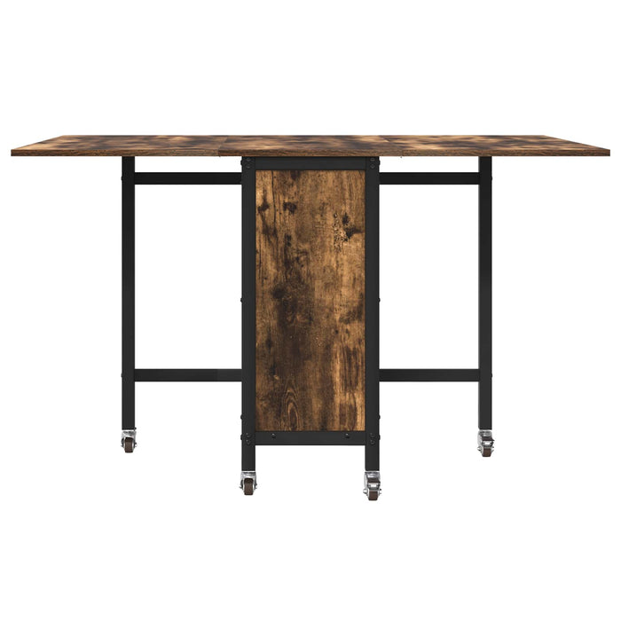 Masă de dining pliabilă cu rotițe 130 x 80 x 76,5 cm otel PB - WALTI WALTI