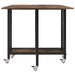 Masă de dining pliabilă cu rotițe 130 x 80 x 76,5 cm otel PB - WALTI WALTI