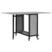 Masă de dining pliabilă cu rotițe 130 x 80 x 76,5 cm otel PB - WALTI WALTI