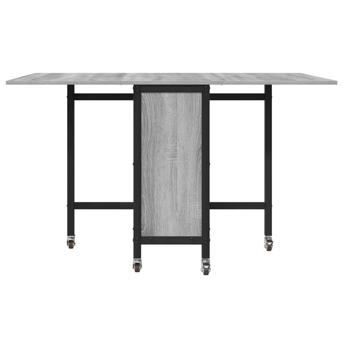 Masă de dining pliabilă cu rotițe 130 x 80 x 76,5 cm otel PB - WALTI WALTI
