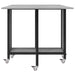 Masă de dining pliabilă cu rotițe 130 x 80 x 76,5 cm otel PB - WALTI WALTI