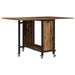 Masă de dining pliabilă cu rotițe 130 x 80 x 76,5 cm otel PB - WALTI WALTI