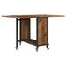 Masă de dining pliabilă cu rotițe 130 x 80 x 76,5 cm otel PB - WALTI WALTI
