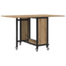 Masă de dining pliabilă cu rotițe 130 x 80 x 76,5 cm otel PB - WALTI WALTI