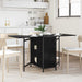 Masă de dining 144 x 60 x 75 cm Lemn prelucrat Stejar Negru - WALTI WALTI