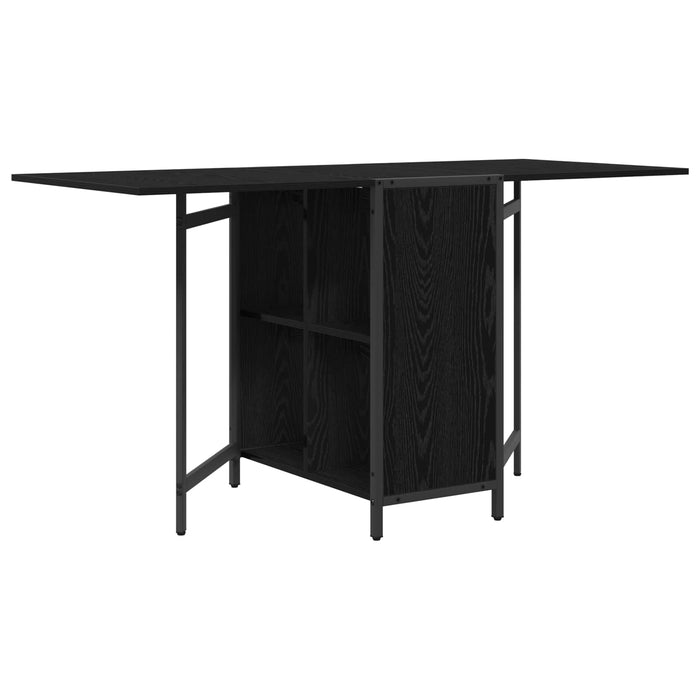 Masă de dining 144 x 60 x 75 cm Lemn prelucrat Stejar Negru - WALTI WALTI