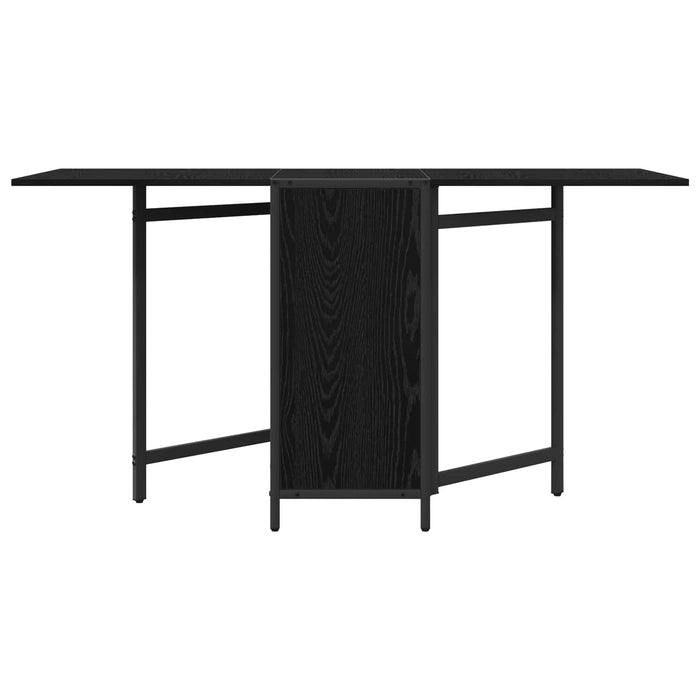Masă de dining 144 x 60 x 75 cm Lemn prelucrat Stejar Negru - WALTI WALTI