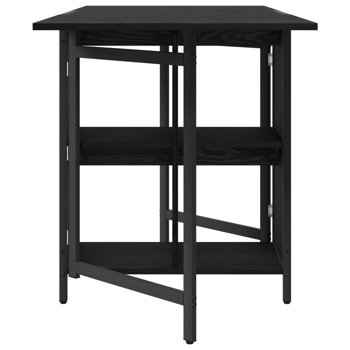 Masă de dining 144 x 60 x 75 cm Lemn prelucrat Stejar Negru - WALTI WALTI