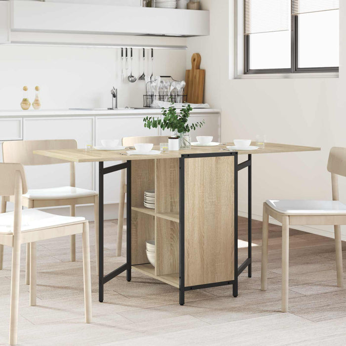 Masă de dining 144 x 60 x 75 cm Lemn prelucrat Stejar Sonoma - WALTI WALTI