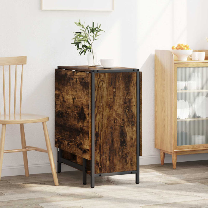 Masă de dining 144 x 60 x 75 cm Lemn prelucrat Stejar fumuriu - WALTI WALTI