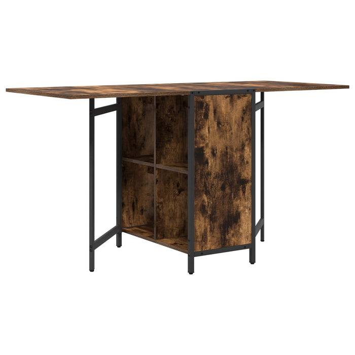Masă de dining 144 x 60 x 75 cm Lemn prelucrat Stejar fumuriu - WALTI WALTI