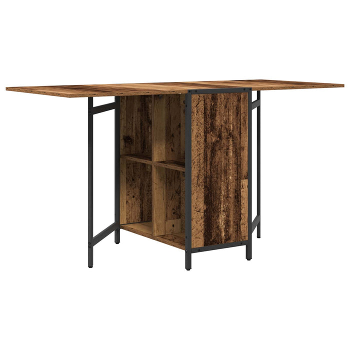 Masă de dining 144 x 60 x 75 cm Lemn prelucrat Lemn vechi - WALTI WALTI