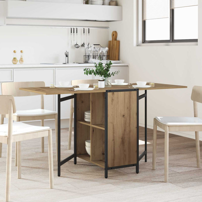 Masă de dining 144 x 60 x 75 cm Lemn prelucrat Stejar Artizanal - WALTI WALTI