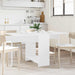Masă de dining 138 x 70 x 73,5 cm Lemn prelucrat Alb - WALTI WALTI