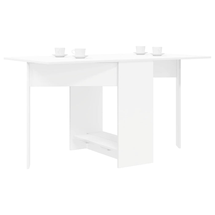 Masă de dining 138 x 70 x 73,5 cm Lemn prelucrat Alb - WALTI WALTI