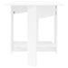 Masă de dining 138 x 70 x 73,5 cm Lemn prelucrat Alb - WALTI WALTI