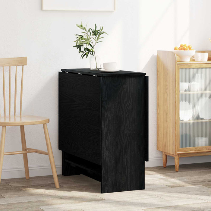 Masă de dining 138 x 70 x 73,5 cm Lemn prelucrat Stejar Negru - WALTI WALTI