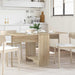 Masă de dining 138 x 70 x 73,5 cm Lemn prelucrat Stejar Sonoma - WALTI WALTI