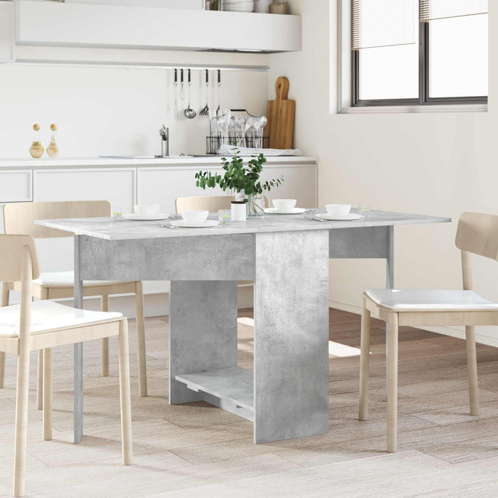 Masă de dining 138 x 70 x 73,5 cm Lemn prelucrat Gri Beton - WALTI WALTI