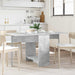 Masă de dining 138 x 70 x 73,5 cm Lemn prelucrat Gri Beton - WALTI WALTI