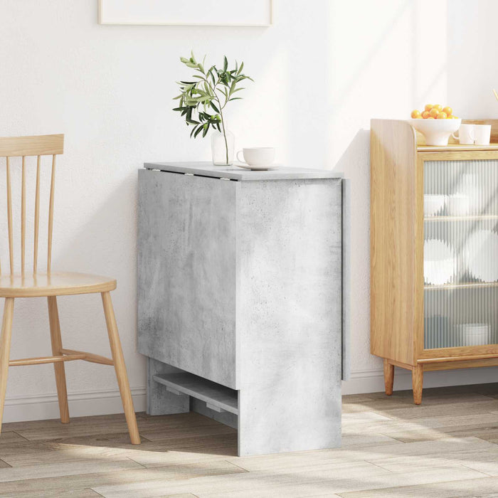 Masă de dining 138 x 70 x 73,5 cm Lemn prelucrat Gri Beton - WALTI WALTI