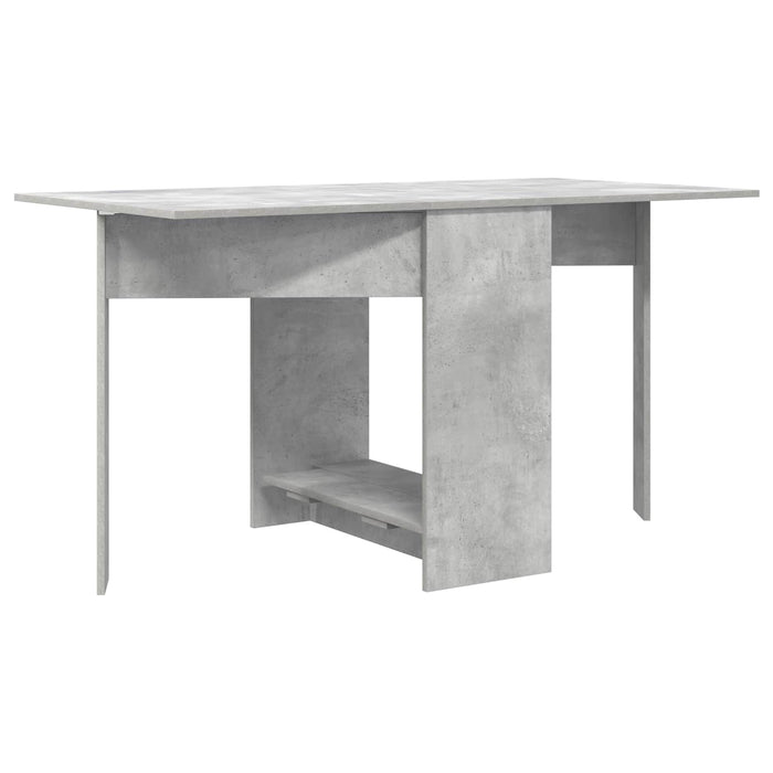 Masă de dining 138 x 70 x 73,5 cm Lemn prelucrat Gri Beton - WALTI WALTI