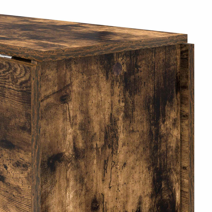 Masă de dining 138 x 70 x 73,5 cm Lemn prelucrat Stejar fumuriu - WALTI WALTI